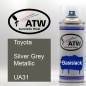 Preview: Toyota, Silver Grey Metallic, UA31: 400ml Sprühdose, von ATW Autoteile West.